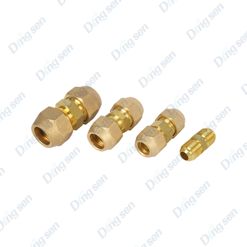 Conector doble de tubería de cobre para aire acondicionado Conector doble de tubería de cobre para aire acondicionado
