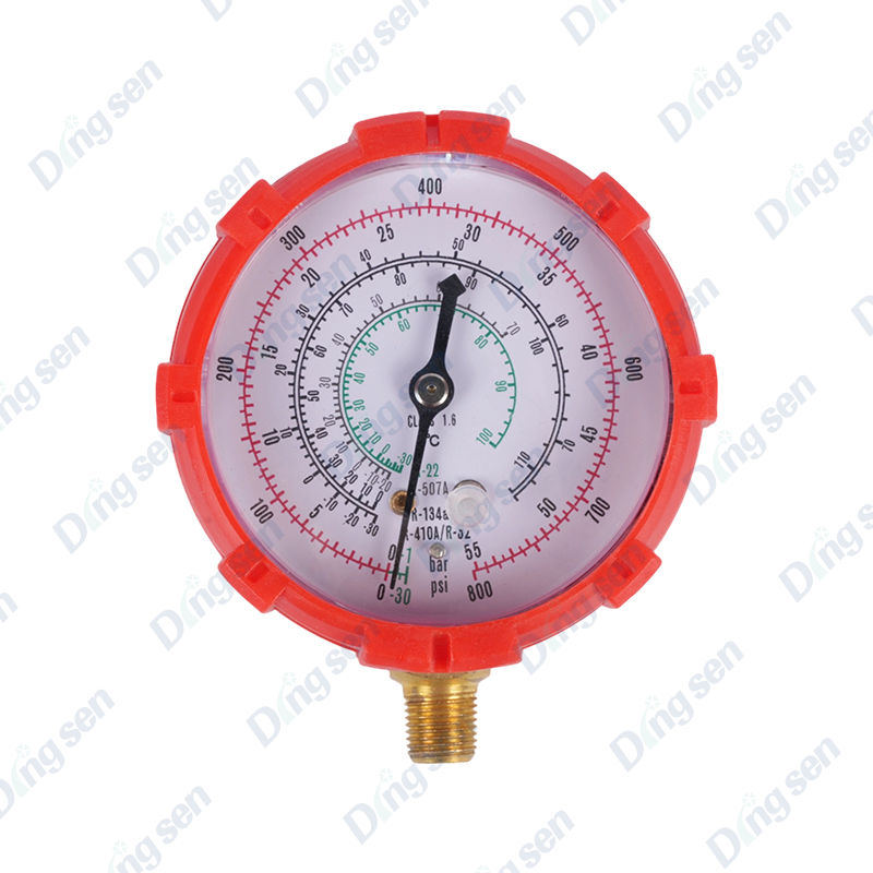Manómetro de carga de flúor para aire acondicionado Manómetro de carga de flúor para aire acondicionado