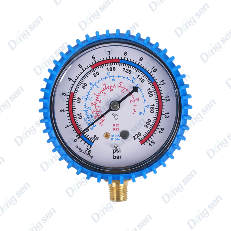 Manómetro de carga de flúor para aire acondicionado Manómetro de carga de flúor para aire acondicionado