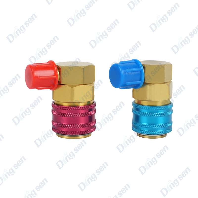 Conector rápido fluorado de 90 grados Conector rápido fluorado de 90 grados